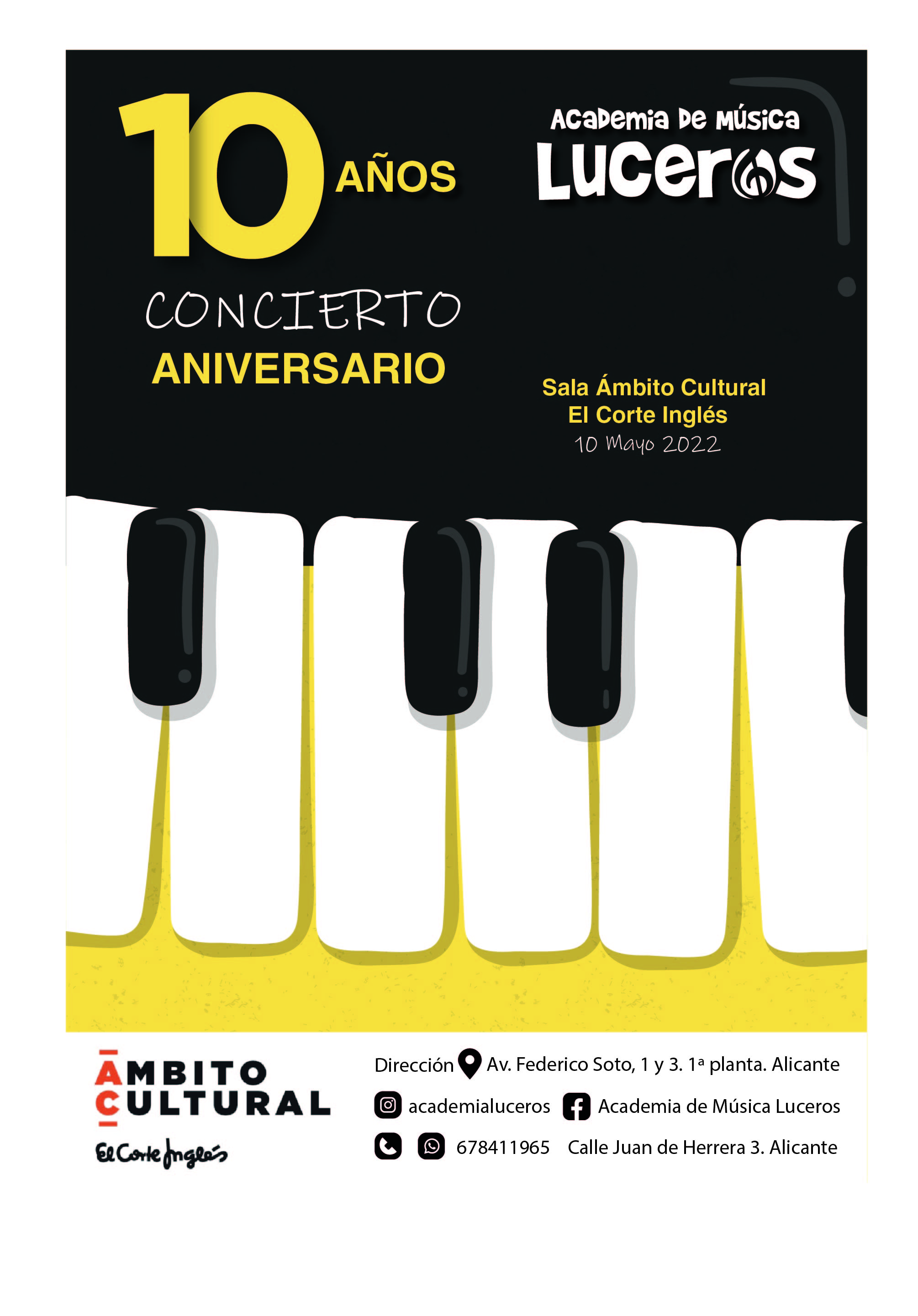 Imagen del evento CONCIERTO MUSICAL ACADEMIA DE MÚSICA LUCEROS